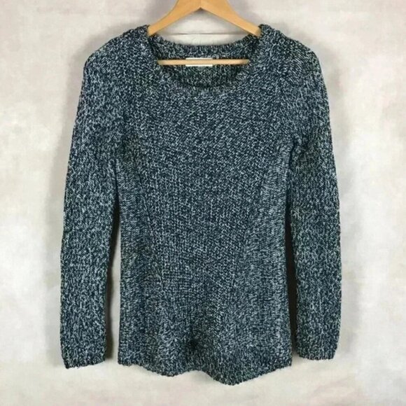 Women’s CALVIN KLEIN Black Melange Tunic Sweater Size Small - Picture 1 of 6